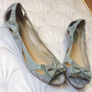 Bloch Like New Open Toe Flats